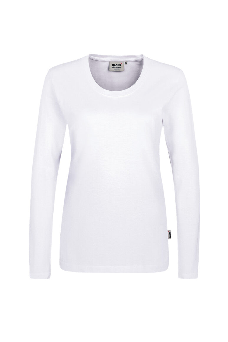 HAKRO No. 178 Damen Longsleeve Classic in weiß
