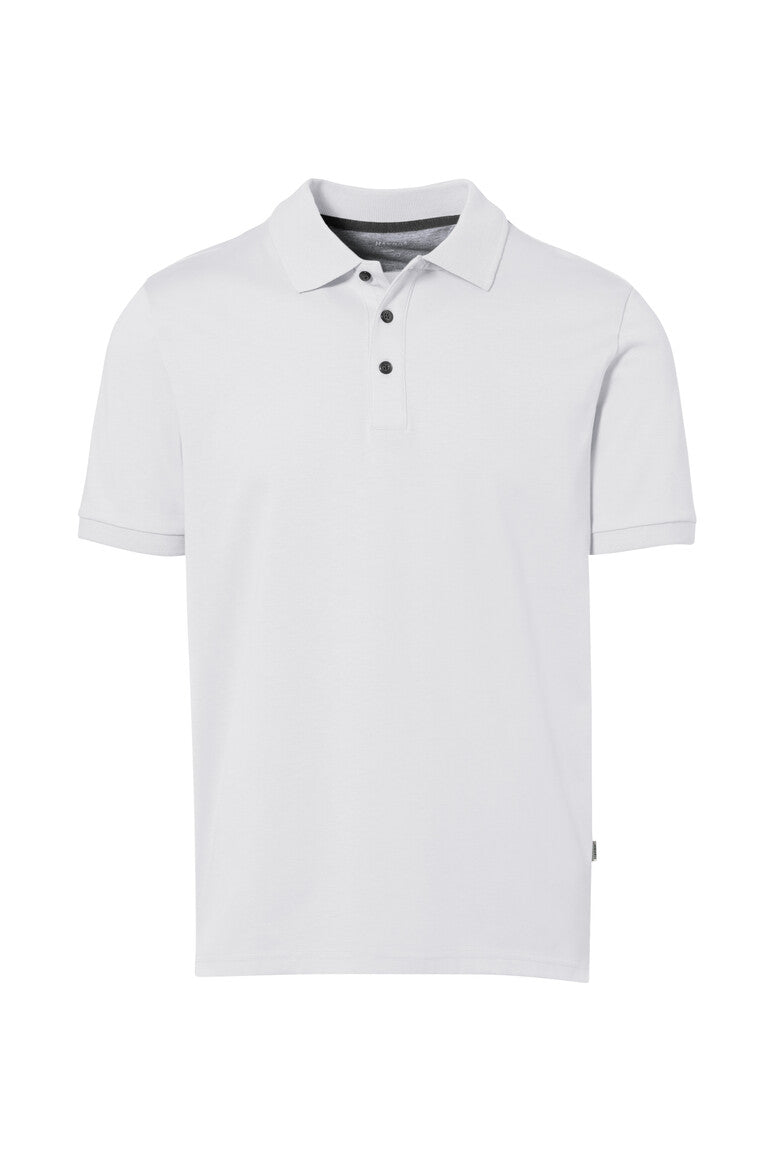 HAKRO No. 814 COTTON TEC® Poloshirt in weiß