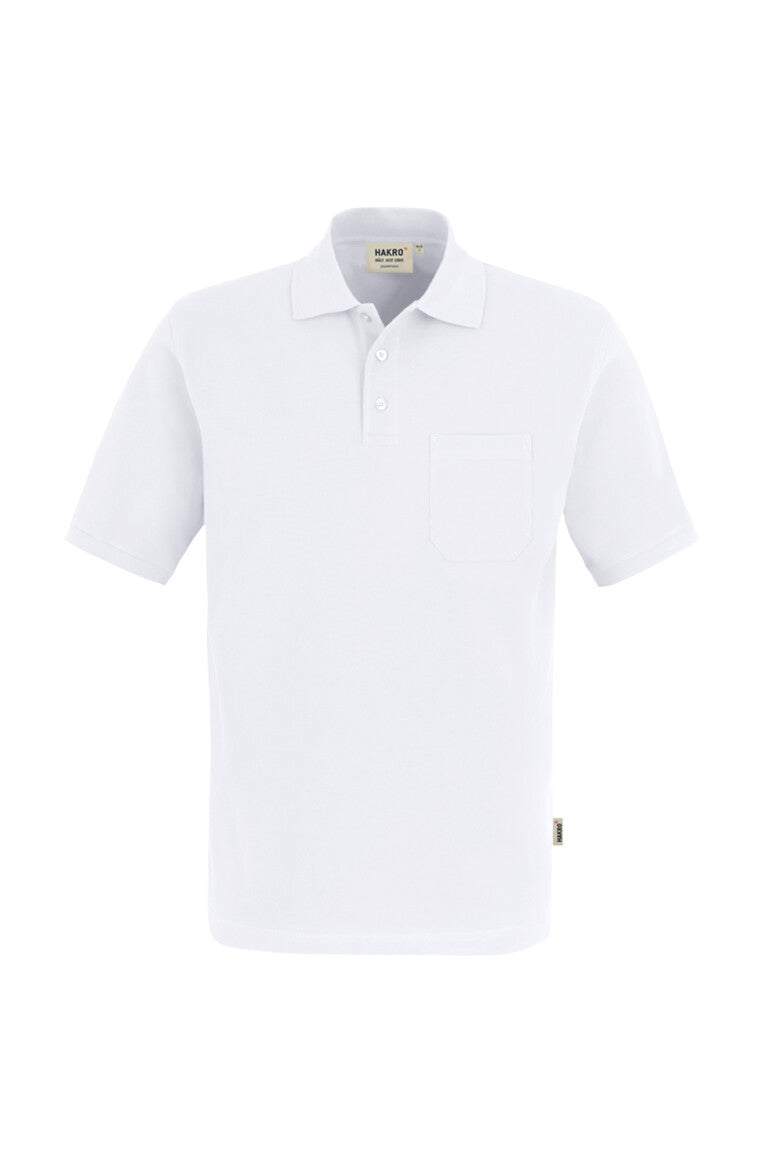 HAKRO No. 802 Pocket-Poloshirt Top in weiß