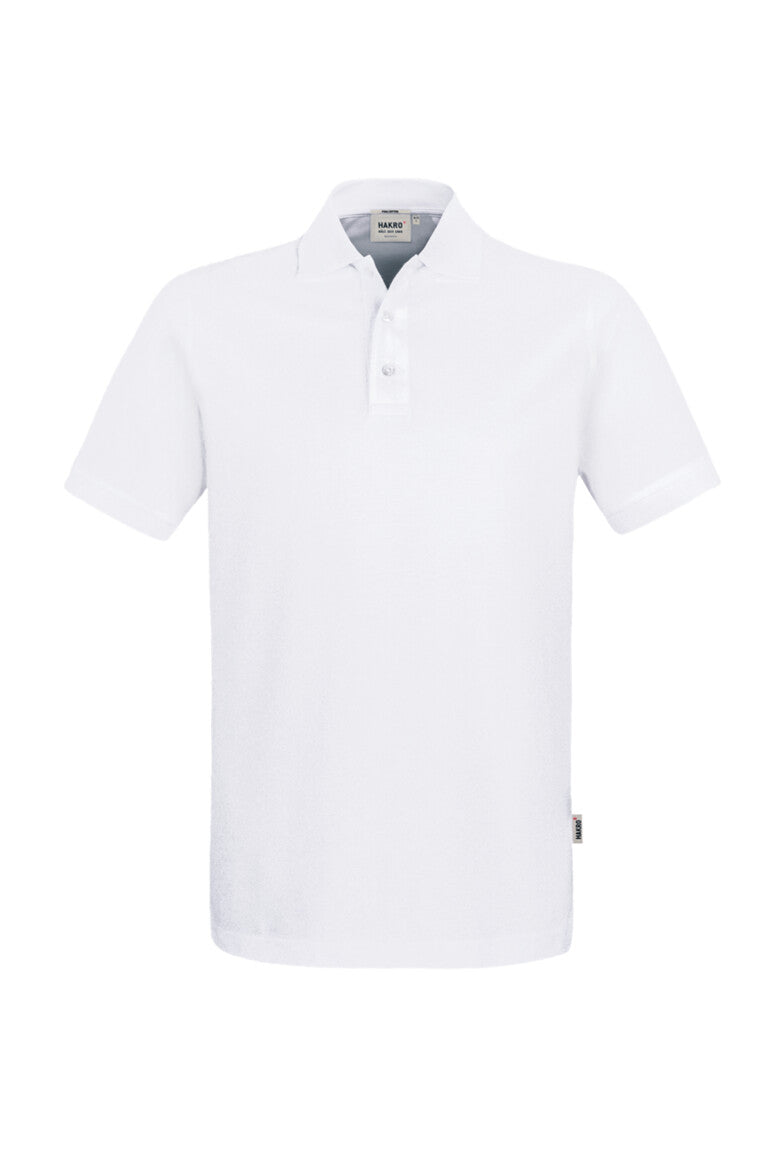 HAKRO No. 801 Poloshirt Pima-Baumwolle in weiß