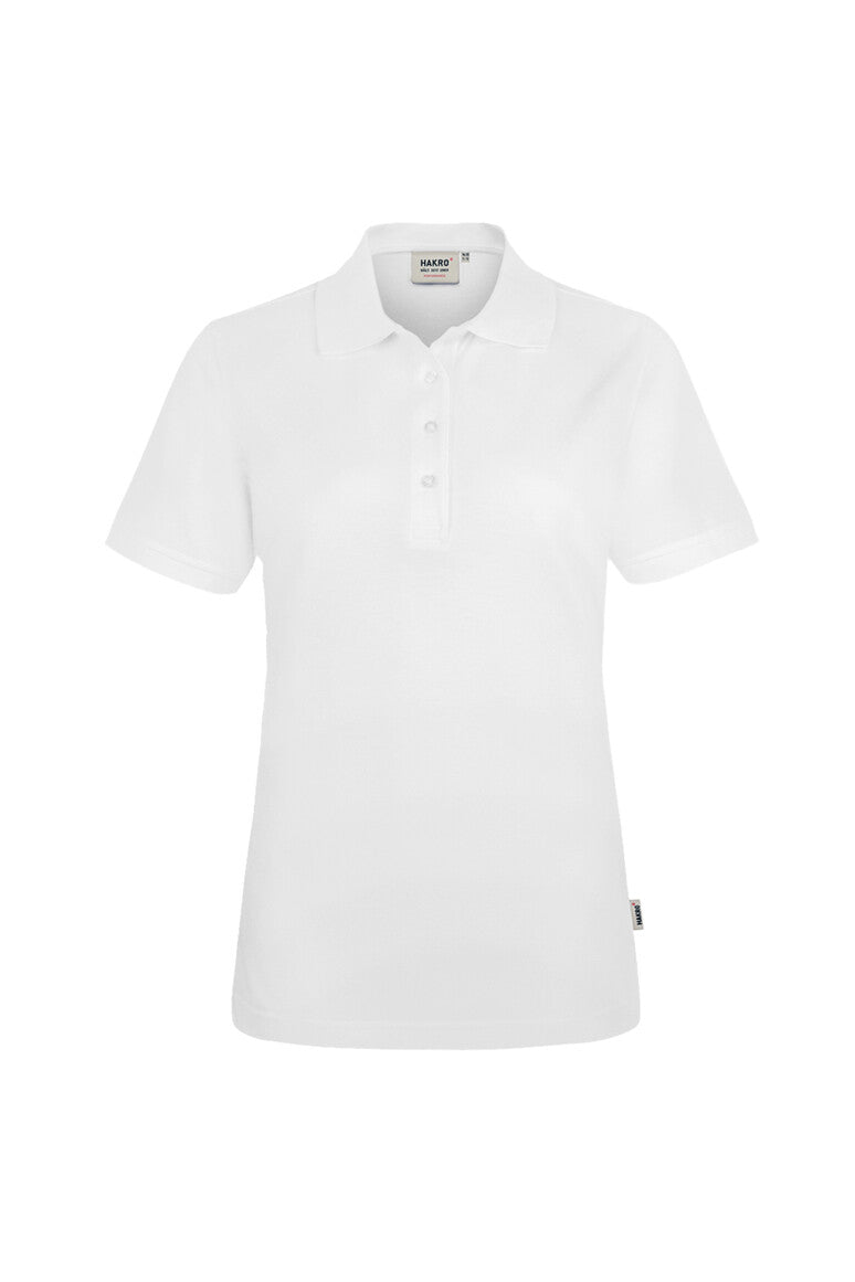 HAKRO No. 216 Damen Poloshirt MIKRALINAR® in weiß