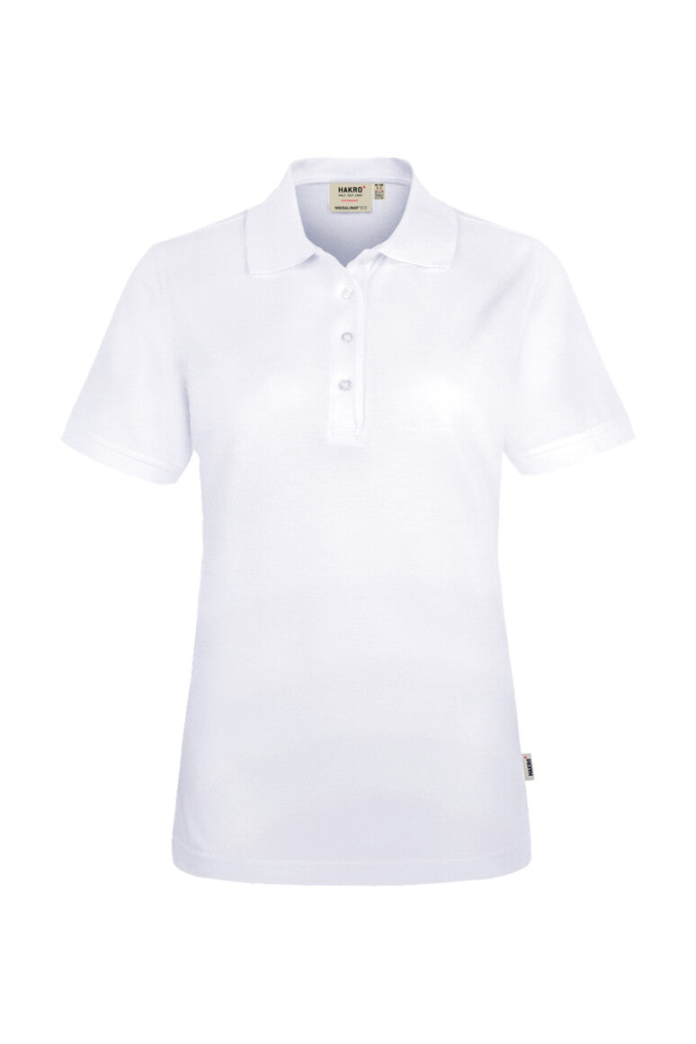 HAKRO No. 369 Damen Poloshirt MIKRALINAR® ECO in weiß