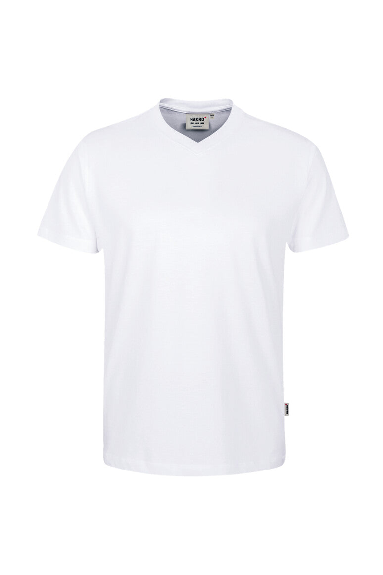 HAKRO No. 226 V-Shirt Classic in weiß