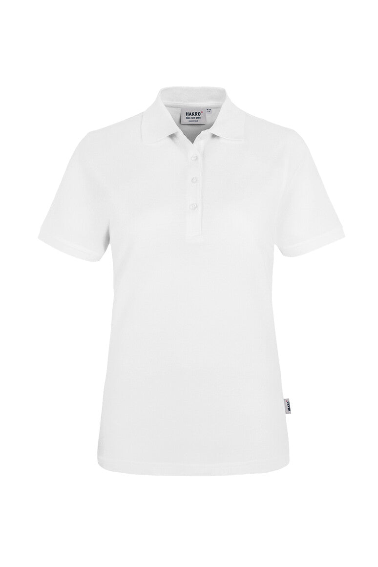 HAKRO No. 110 Damen Poloshirt Classic in weiß