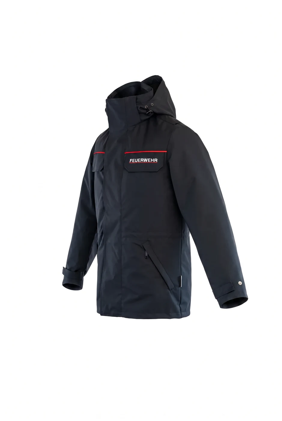 Feuerwehr Wetterschutzparka dark navy – Seitenansicht